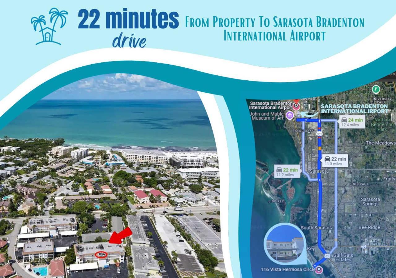 סרסוטה Updated Condo With Pool, Walk To Crescent Beach & Restaurants! מראה חיצוני תמונה